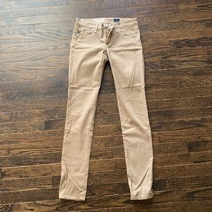AG “the jegging super skinny fit” tan pants